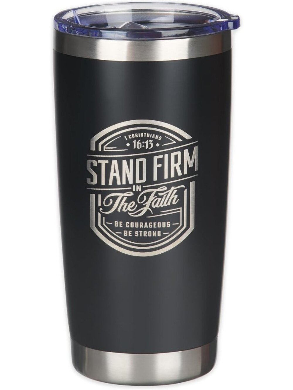 Inspirational Travel Mug Tumbler for Men & Women - Bible Verse, Insulated, 18